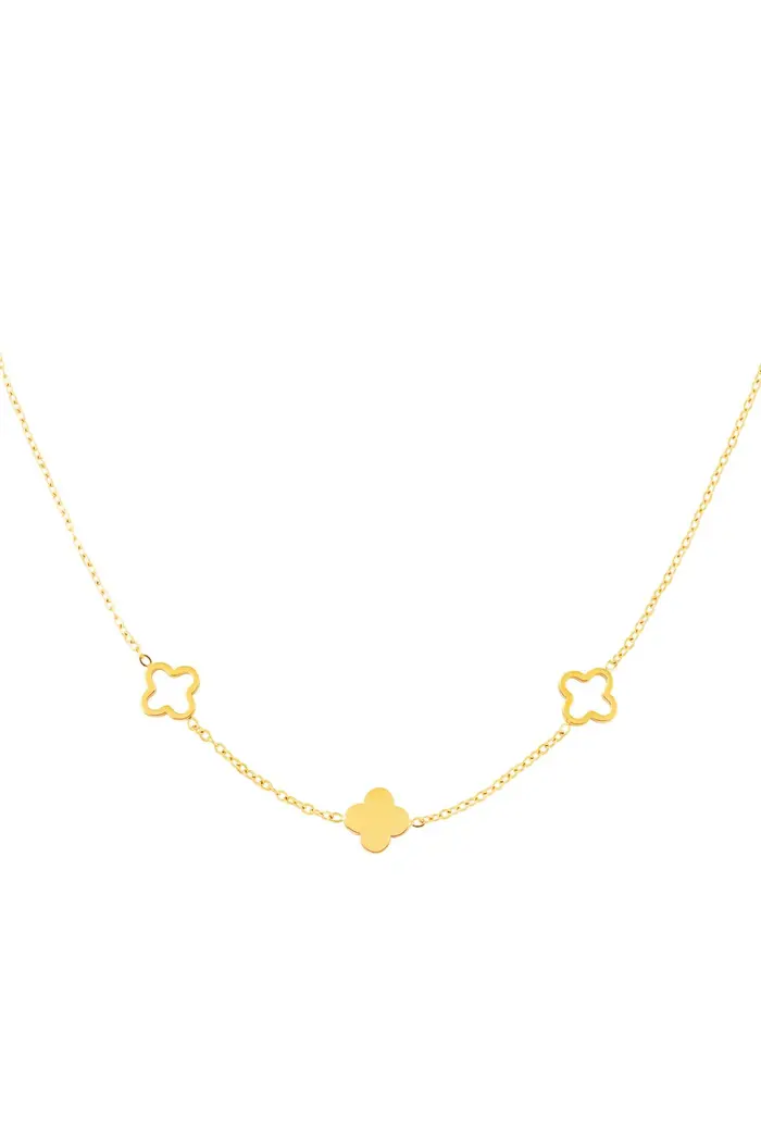 Chain clovers gold