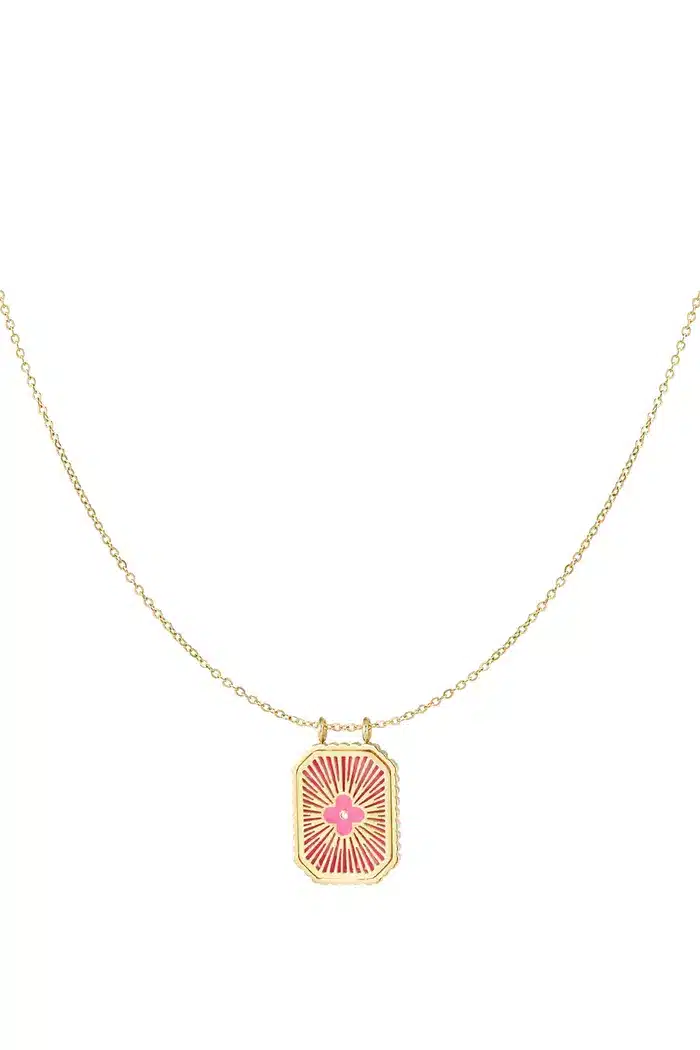 Pink Gold Flower chain