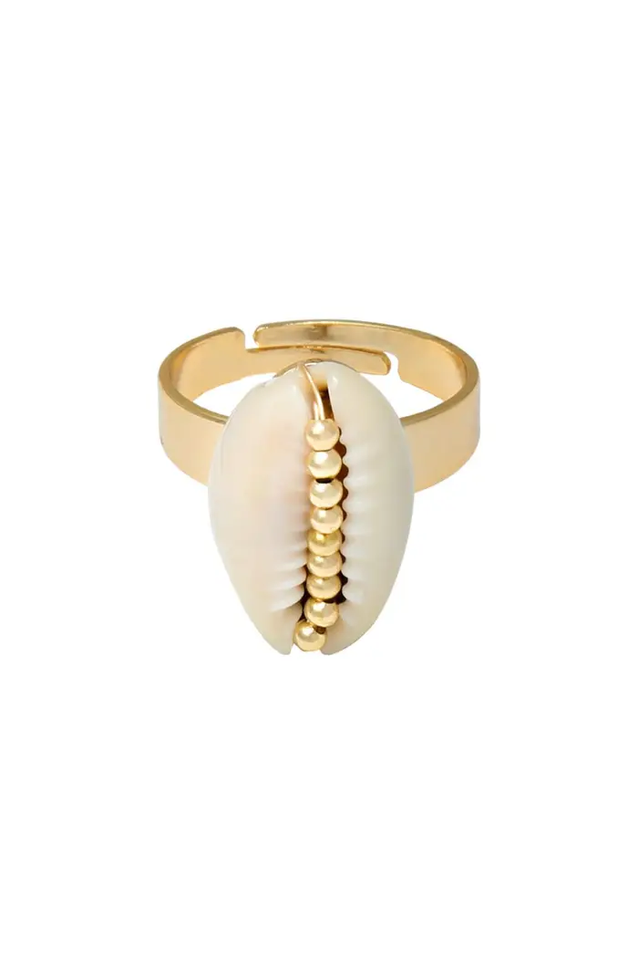 Ring shell gold