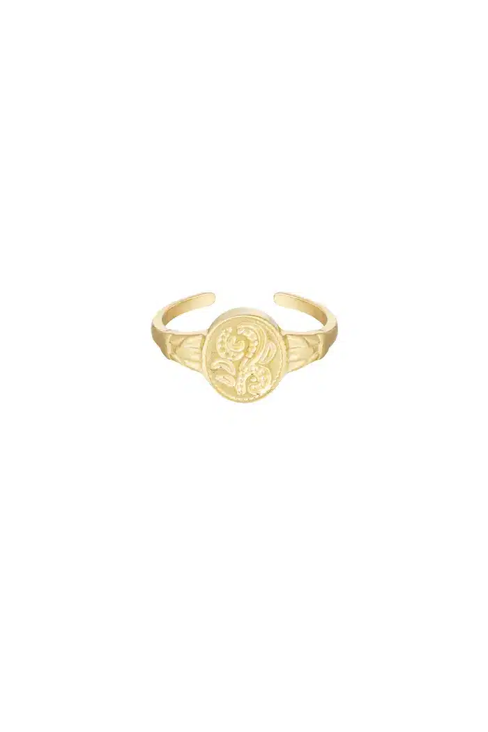 Ring flower one-size gold
