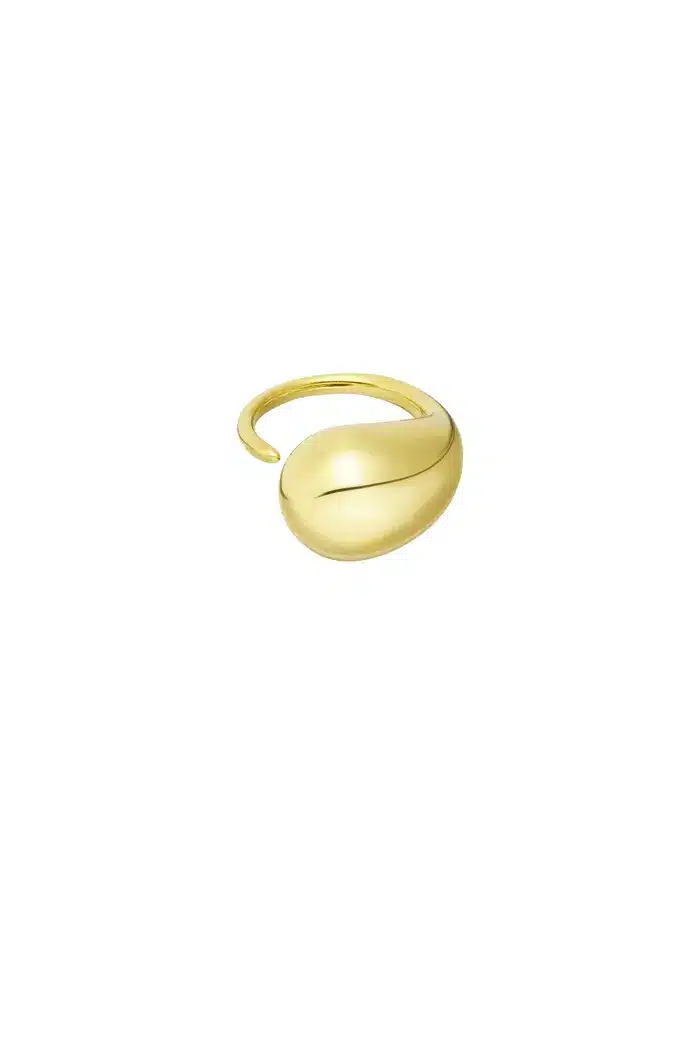 Ring druppel gold