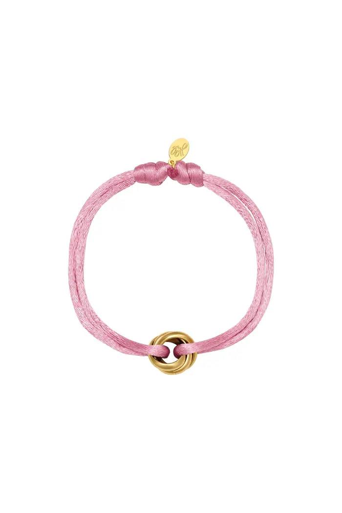Bracelet satin light pink