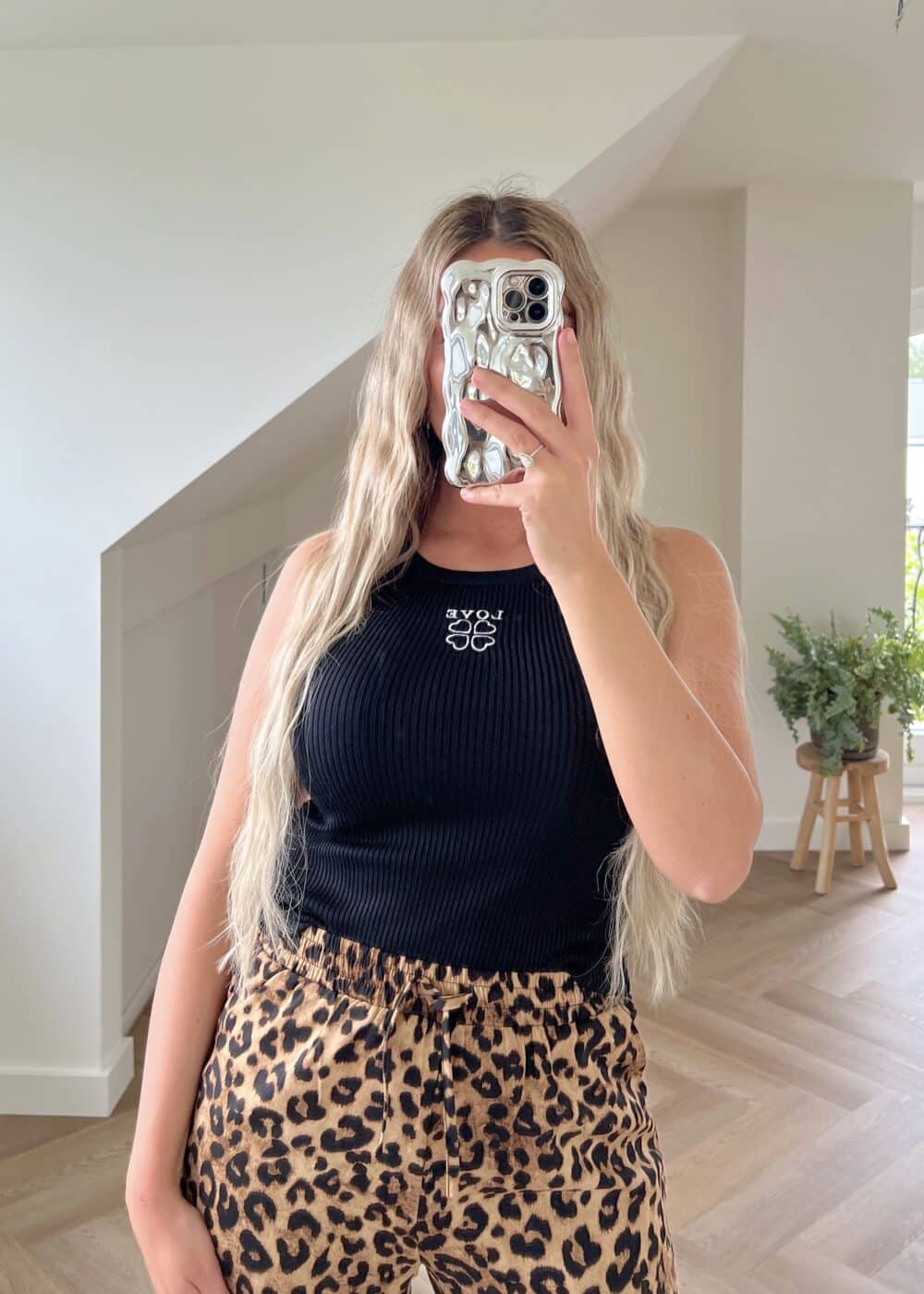 Heart top black
