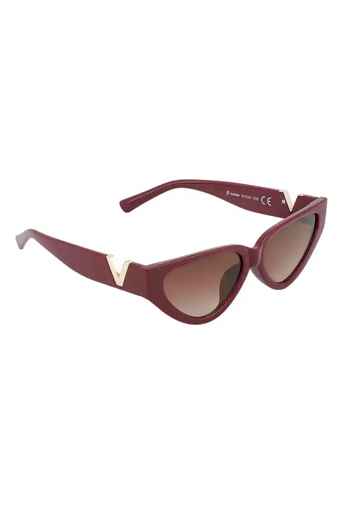 Sunglasses - Red V